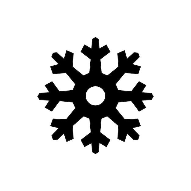 Icono de juego de nieve Ilustración vectorial simple