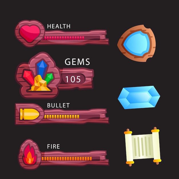 Icono de juego de píxeles Elemento de videojuegos retro botón de interfaz de arcade Consola digital interfaz de 8 bits píxeles