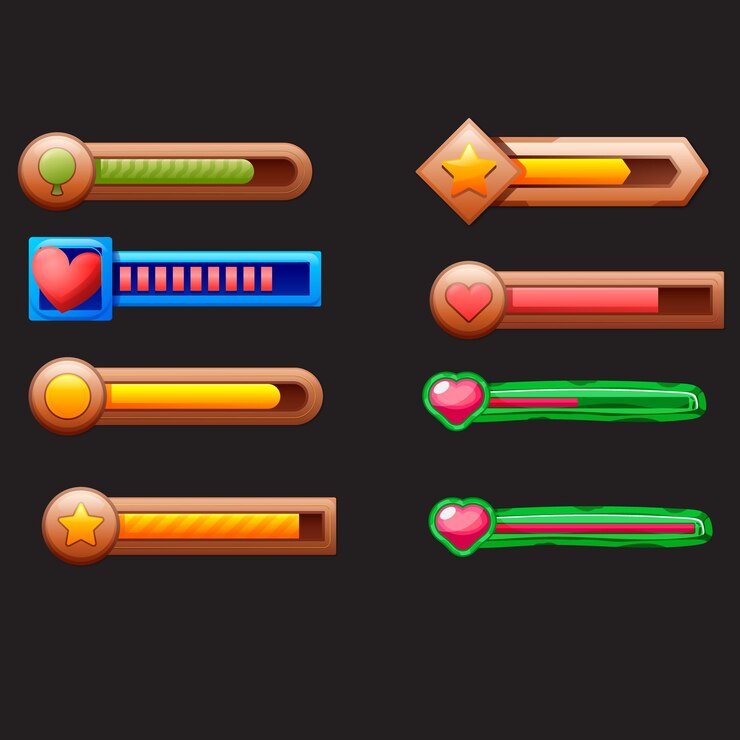 Vector icono de juego de píxeles elemento de videojuegos retro botón de interfaz de arcade consola digital interfaz de 8 bits píxeles