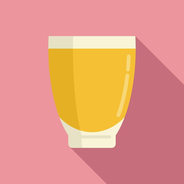 Icono de jugo fresco Bio Ilustración plana del icono de vector de jugo fresco Bio para diseño web
