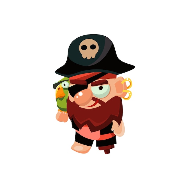 Icono de juguete de capitán pirata