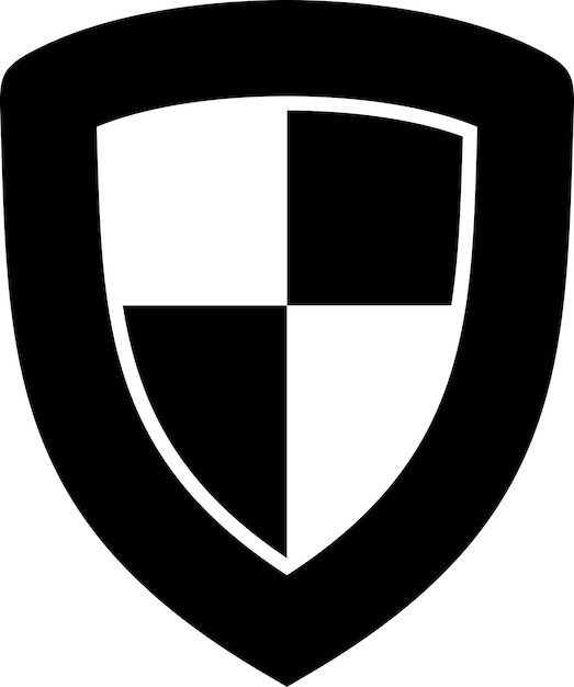 Icono de juguete de escudo. Ilustración de juguete para niños.