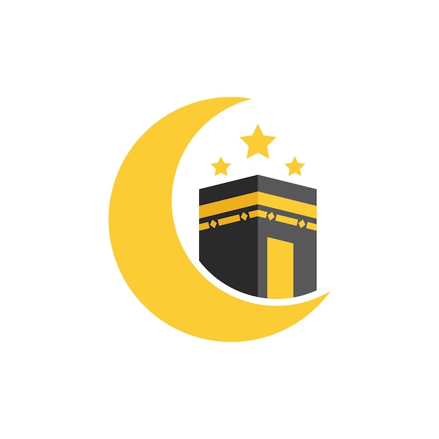 Vector el icono de la kaaba