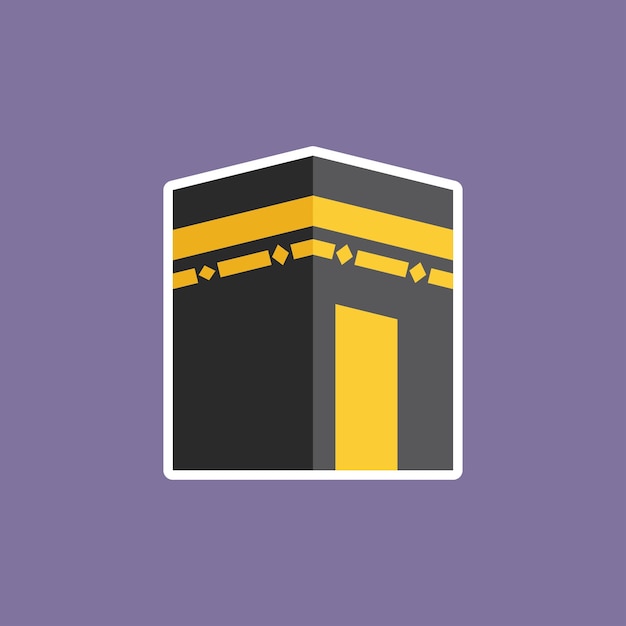 Vector el icono de la kaaba