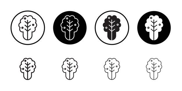 Icono de kimchi Ilustración plana de línea delgada
