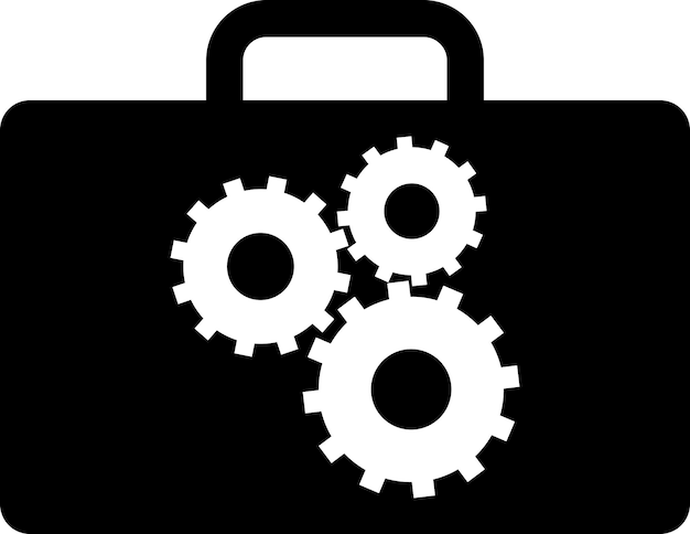 Icono de kit de reparación en estilo plano. Ilustración vectorial.