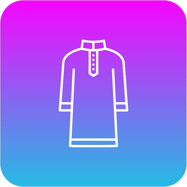 Vector el icono de kurta