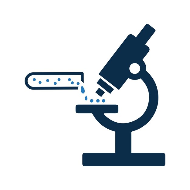 El icono del laboratorio de experimentos