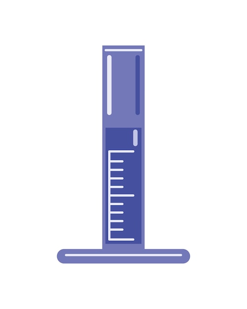 icono de laboratorio de frasco científico diseño aislado