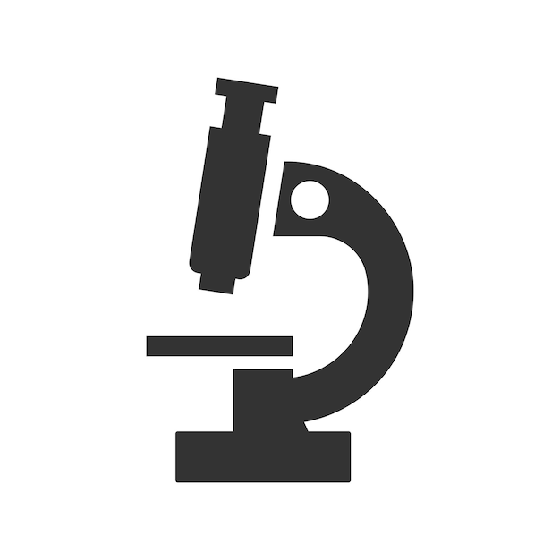 El icono del laboratorio del microscopio
