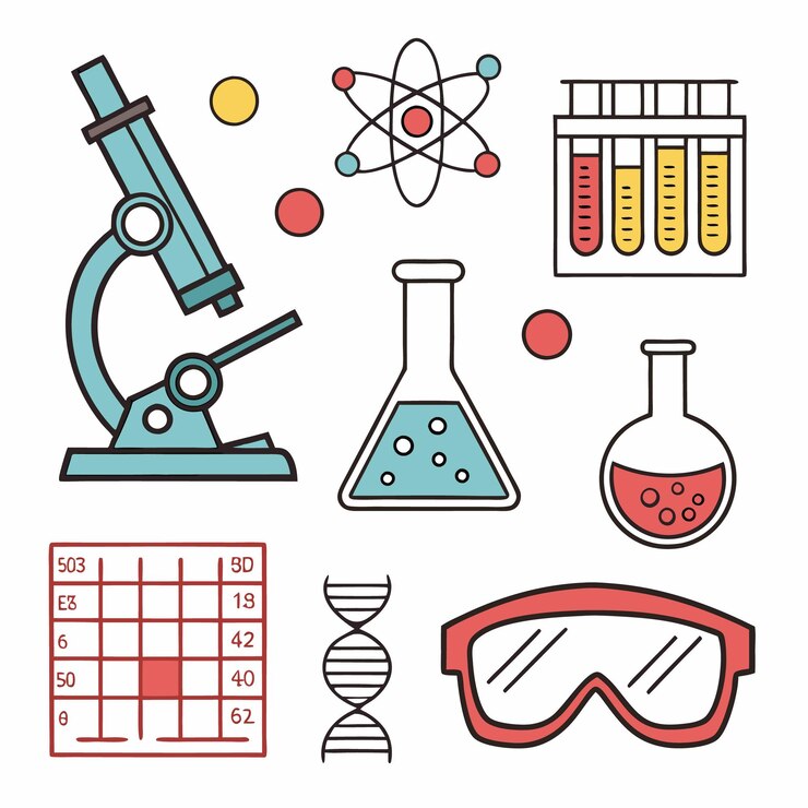 icono de laboratorio de química y tubo