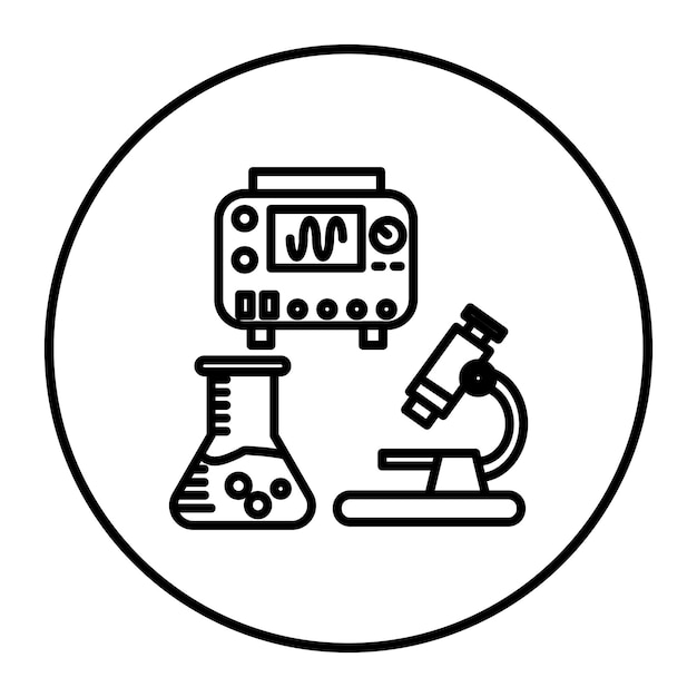 Icono de laboratorio virtual