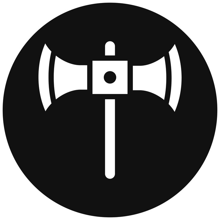 Vector el icono de labrys