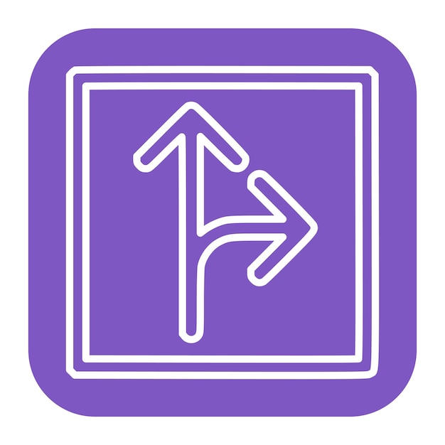 Icono del lado derecho de la carretera