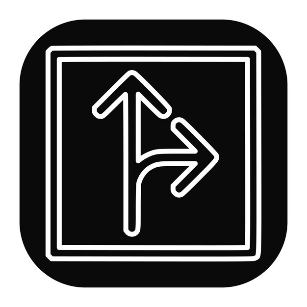 Icono del lado derecho de la carretera
