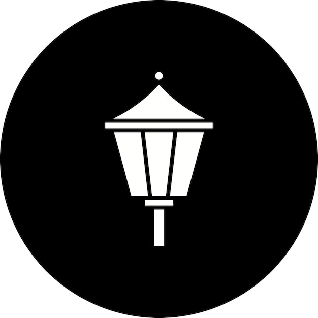 Icono de la lámpara de la calle