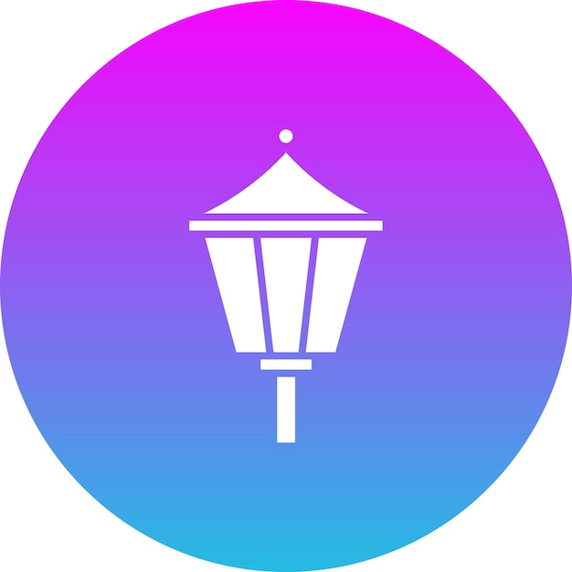 Icono de la lámpara de la calle