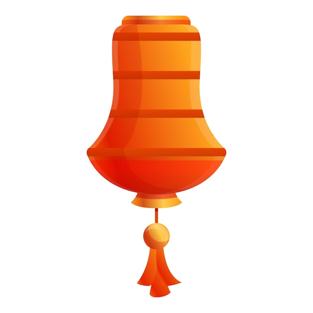 Icono de lámpara china Icono vectorial de lámpada china para diseño web aislado en fondo blanco