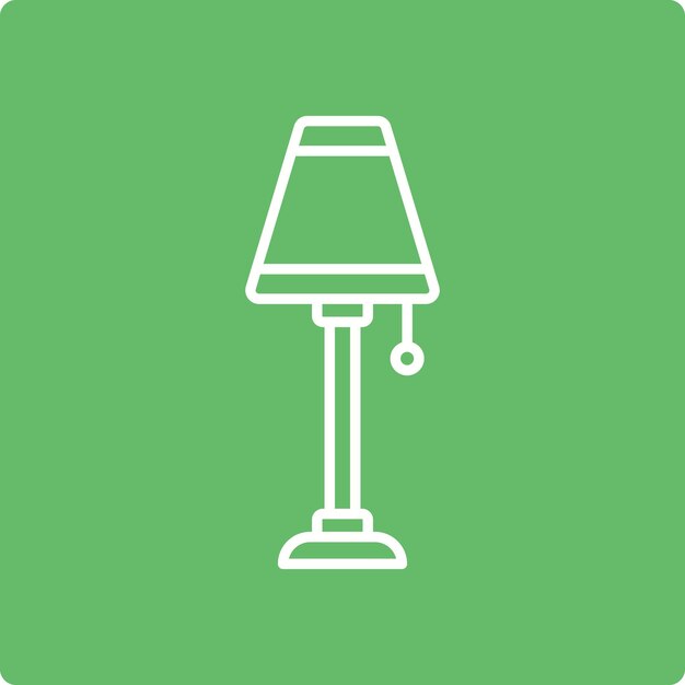 Icono de la lámpara de escritorio
