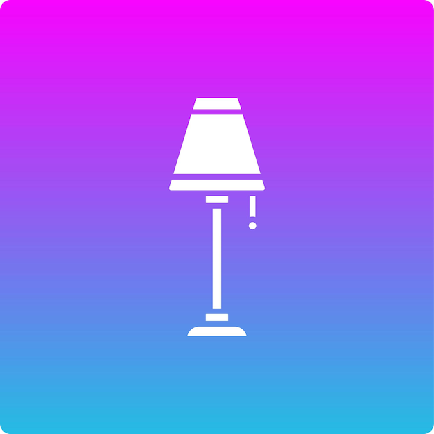 Icono de la lámpara de escritorio