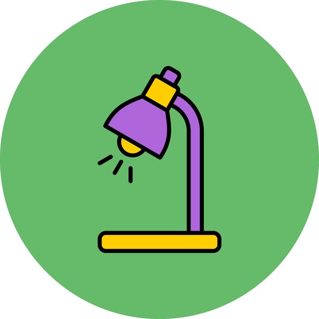 Icono de la lámpara de escritorio