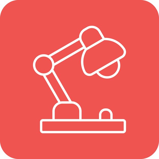 Icono de la lámpara de escritorio