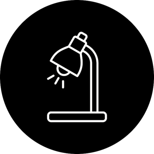 Icono de la lámpara de escritorio