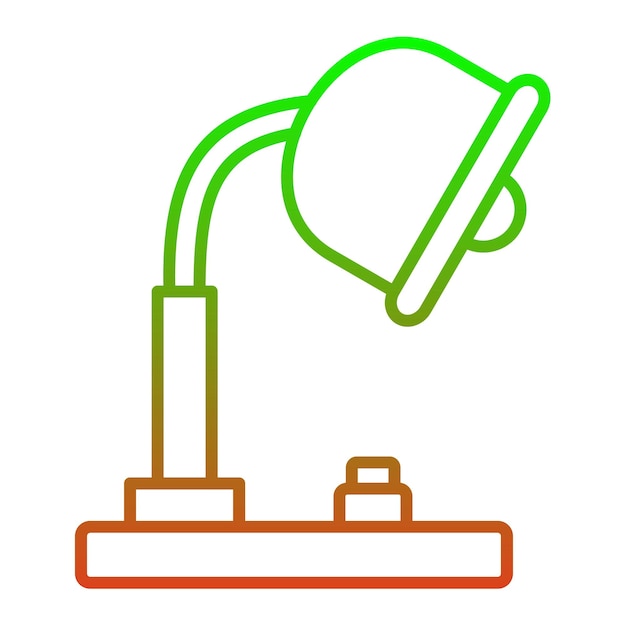 Icono de la lámpara de mesa