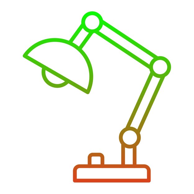 Icono de la lámpara de mesa