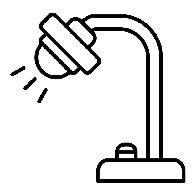 Icono de la lámpara de mesa