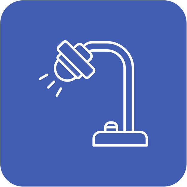 Icono de la lámpara de mesa