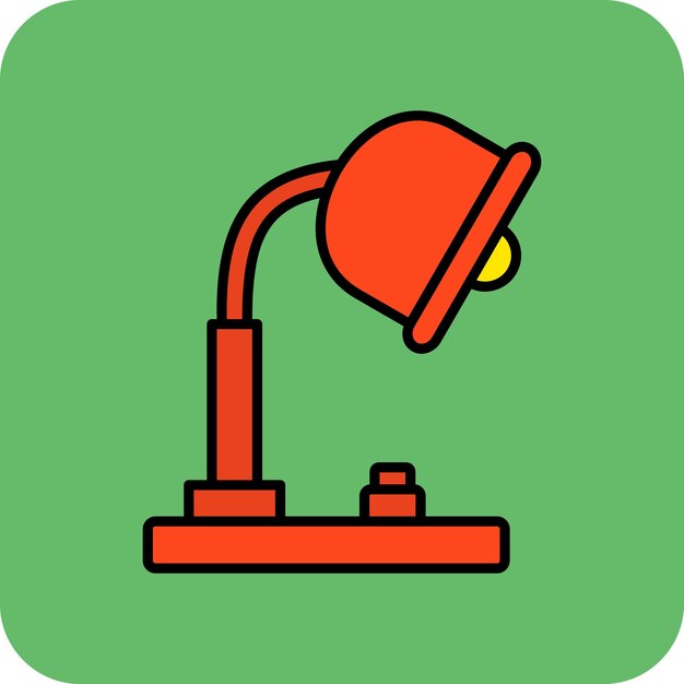 Icono de la lámpara de mesa