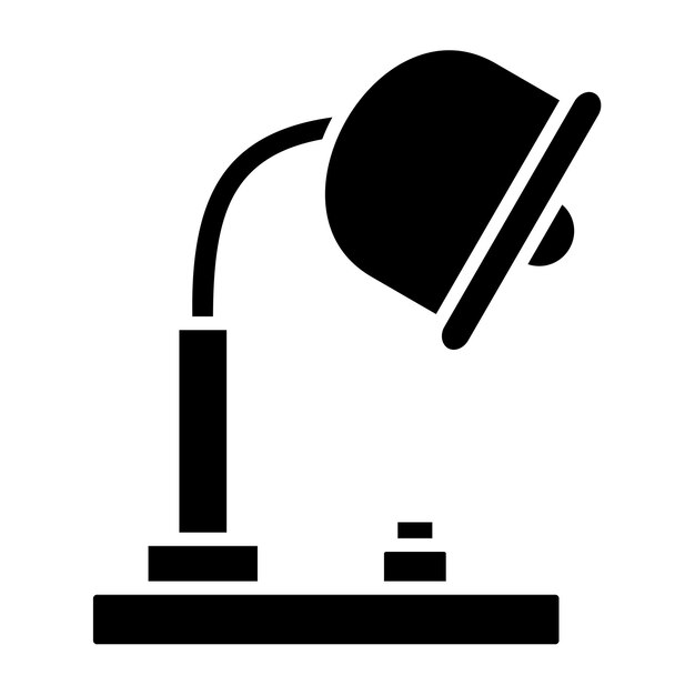 Icono de la lámpara de mesa
