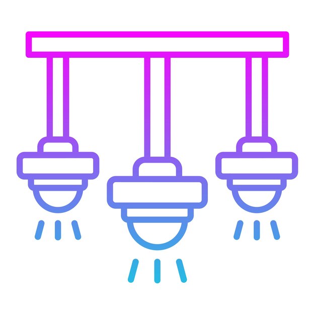 Icono de la lámpara de techo