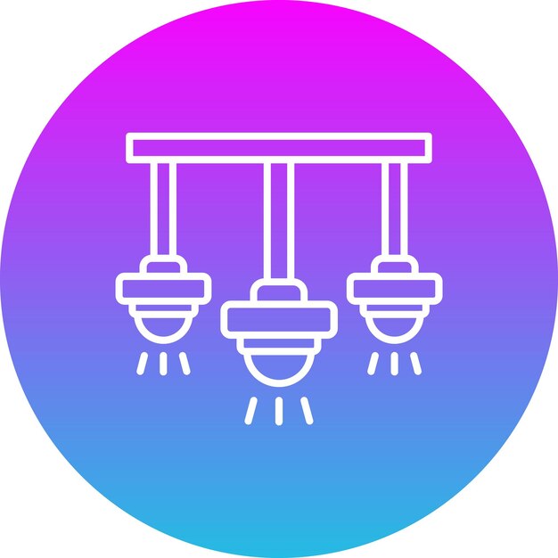 Icono de la lámpara de techo