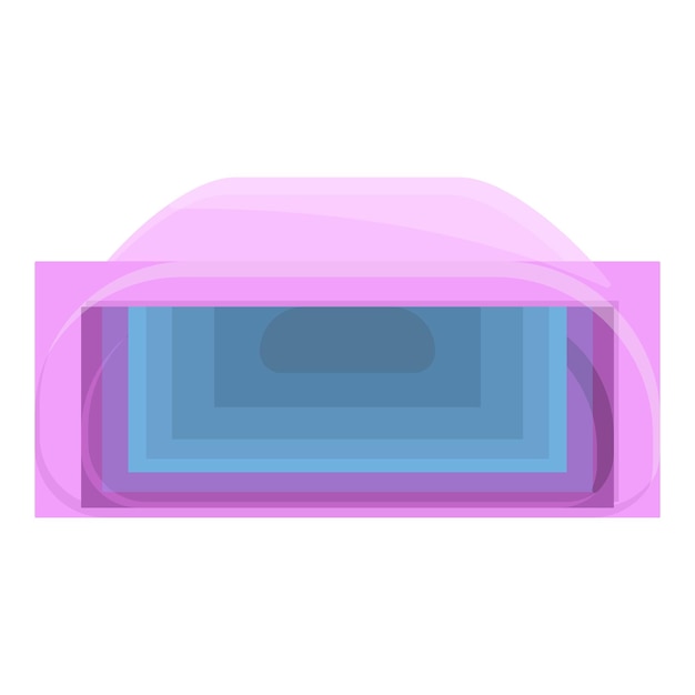 Icono de la lámpara UV de control Icono vectorial de la lámpada UV de control para el diseño web aislado en fondo blanco