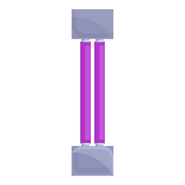 Icono de la lámpara UV del dispositivo Icono vectorial de la lámpada UV del dispositivo para el diseño web aislado en fondo blanco