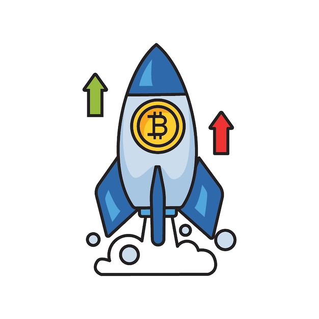 Icono de lanzamiento de Bitcoin