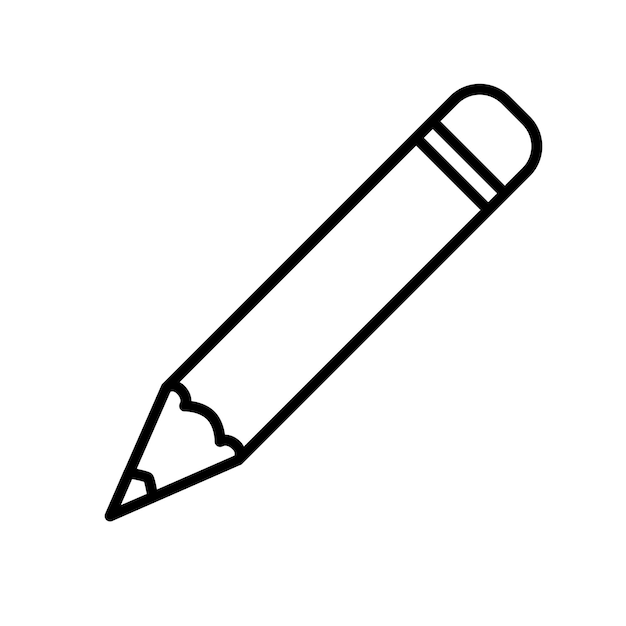 Icono de lápiz Arte e ilustración de la imagen
