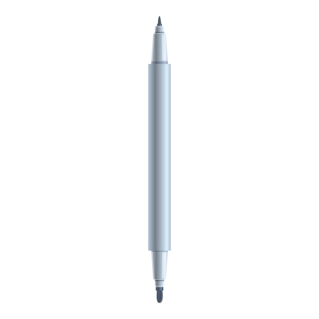 Icono de lápiz de caligrafía Caricatura de icono de vector de lápiz de caligrafía para diseño web aislado sobre fondo blanco