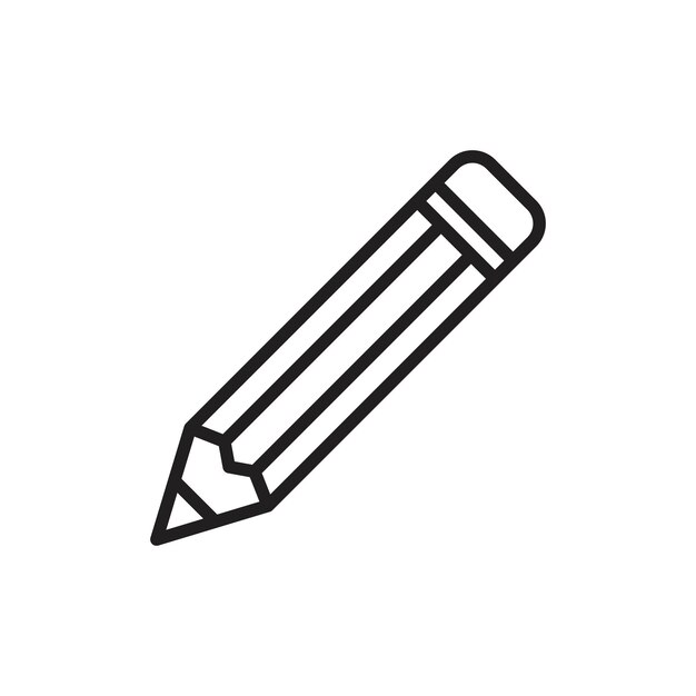 El icono del lápiz establece el signo del contorno