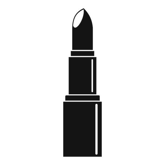 Icono de lápiz labial Ilustración sencilla del ícono vectorial de lápicabros para la web