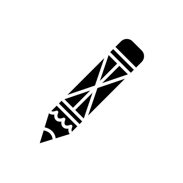 icono de lápiz plantilla vectorial logotipo colección de moda diseño plano