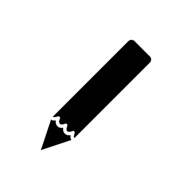 icono de lápiz plantilla vectorial logotipo colección de moda diseño plano