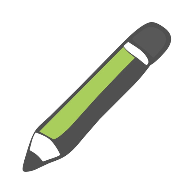 icono de lápiz relleno de dibujos