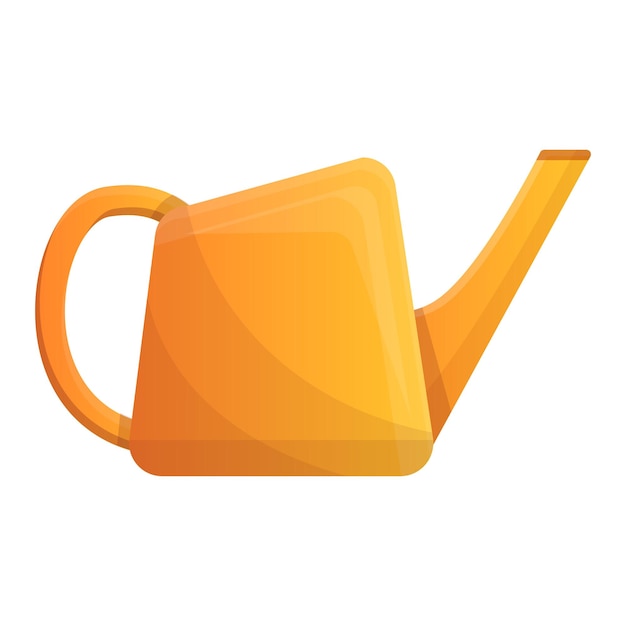 Icono de lata de agua de plástico Icono vectorial de lata de aguas de plástico para diseño web aislado sobre fondo blanco