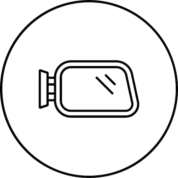 Icono lateral del espejo