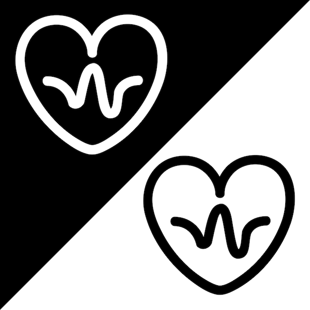 Icono del latido del corazón