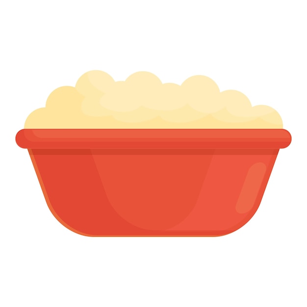 Icono de lavabo limpio vector de dibujos animados Cubo de lavado Limpiador de casa