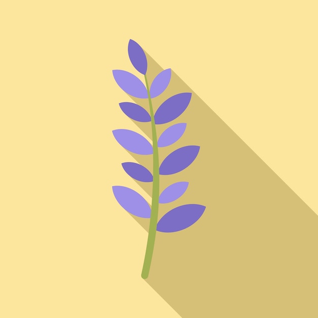 Icono de lavanda de primavera Ilustración plana del icono de vector de lavanda de primavera para diseño web